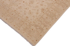 handmade Traditional Kafkaz Beige Lt. Brown Hand Knotted RECTANGLE 100% WOOL area rug 9x12