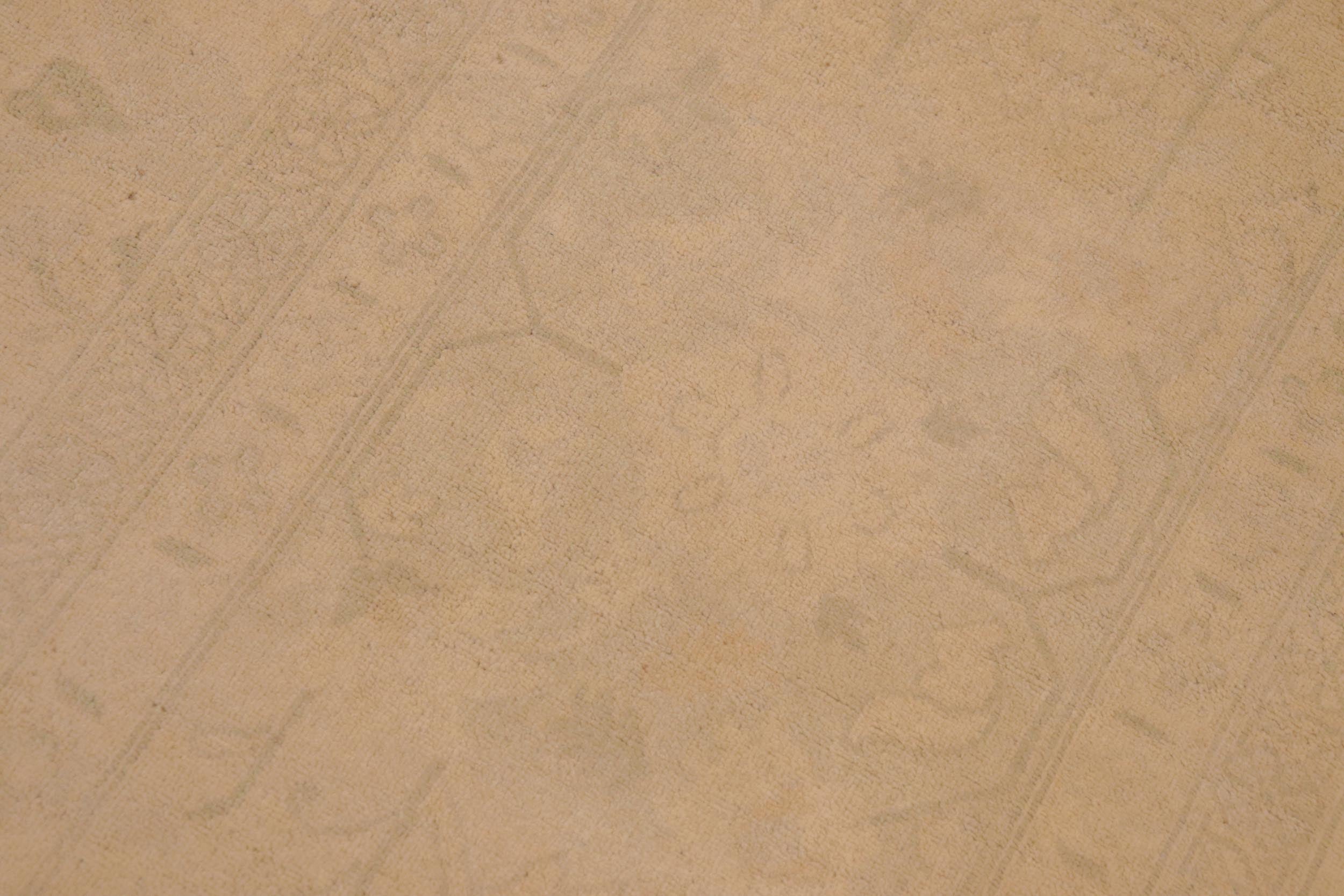 handmade Traditional Kafkaz Beige Beige Hand Knotted RECTANGLE 100% WOOL area rug 9x12