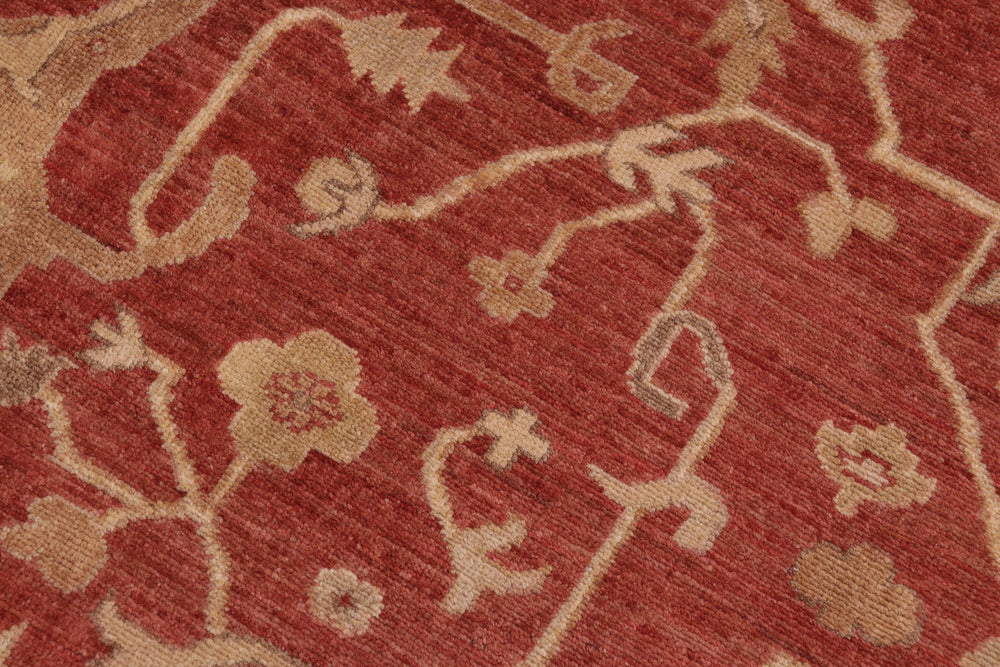 handmade Traditional Kafkaz Red Beige Hand Knotted RECTANGLE 100% WOOL area rug 9x11