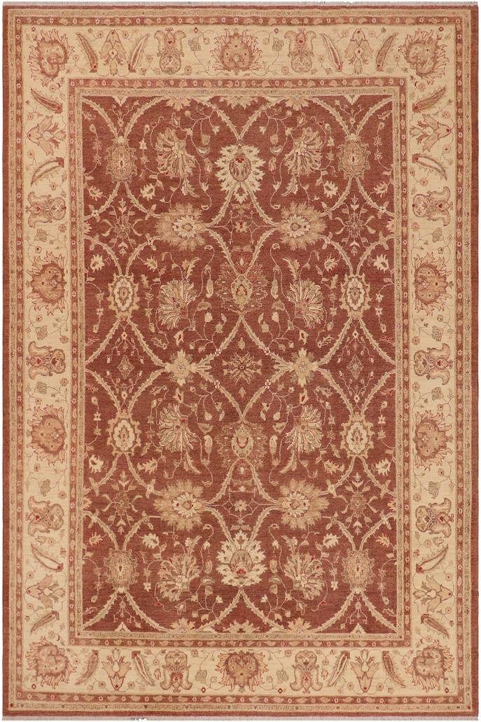 handmade Traditional Kafkaz Red Beige Hand Knotted RECTANGLE 100% WOOL area rug 9 x 12