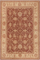 handmade Traditional Kafkaz Red Beige Hand Knotted RECTANGLE 100% WOOL area rug 9 x 12