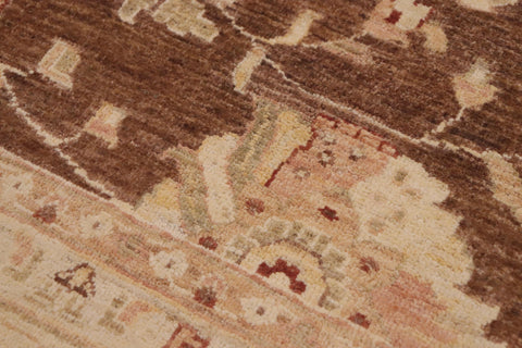 handmade Traditional Kafkaz Lt. Brown Beige Hand Knotted RECTANGLE 100% WOOL area rug 9x12