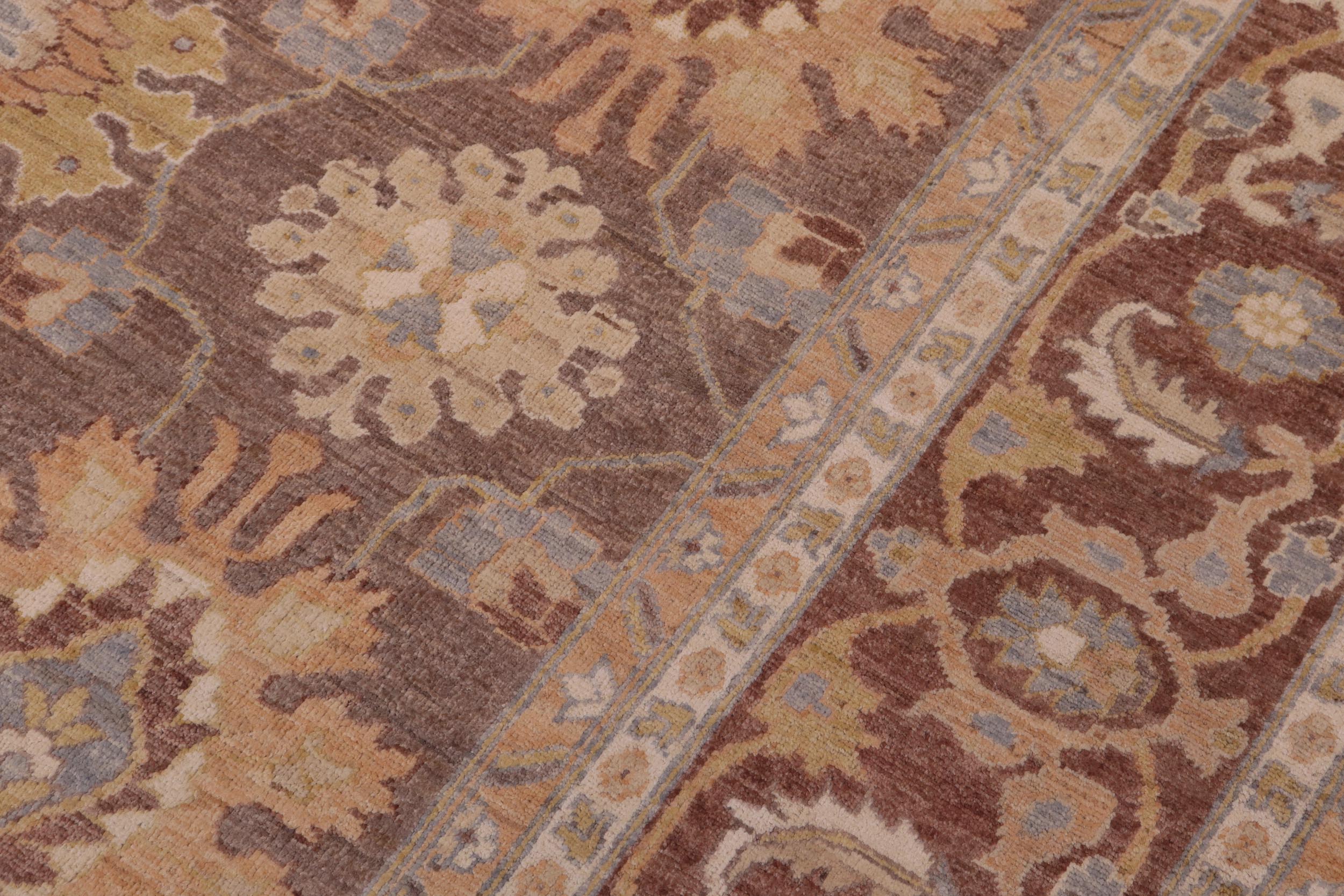 handmade Transitional Kafkaz Lt. Brown Beige Hand Knotted RECTANGLE 100% WOOL area rug 9' x 13'