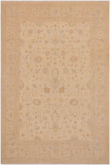 handmade Traditional Kafkaz Tan Beige Hand Knotted RECTANGLE 100% WOOL area rug 9 x 11