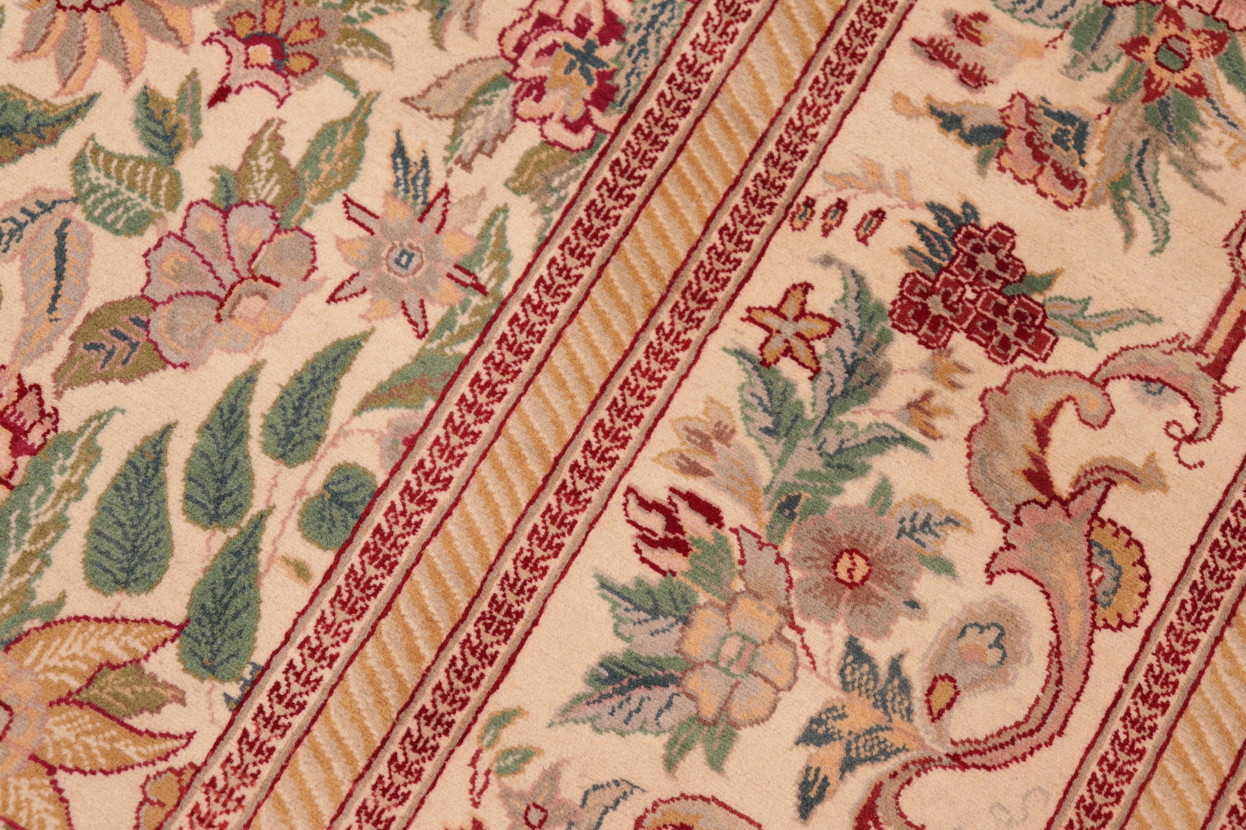 handmade Transitional David Beige Gold Hand Knotted RECTANGLE 100% WOOL area rug 8x10