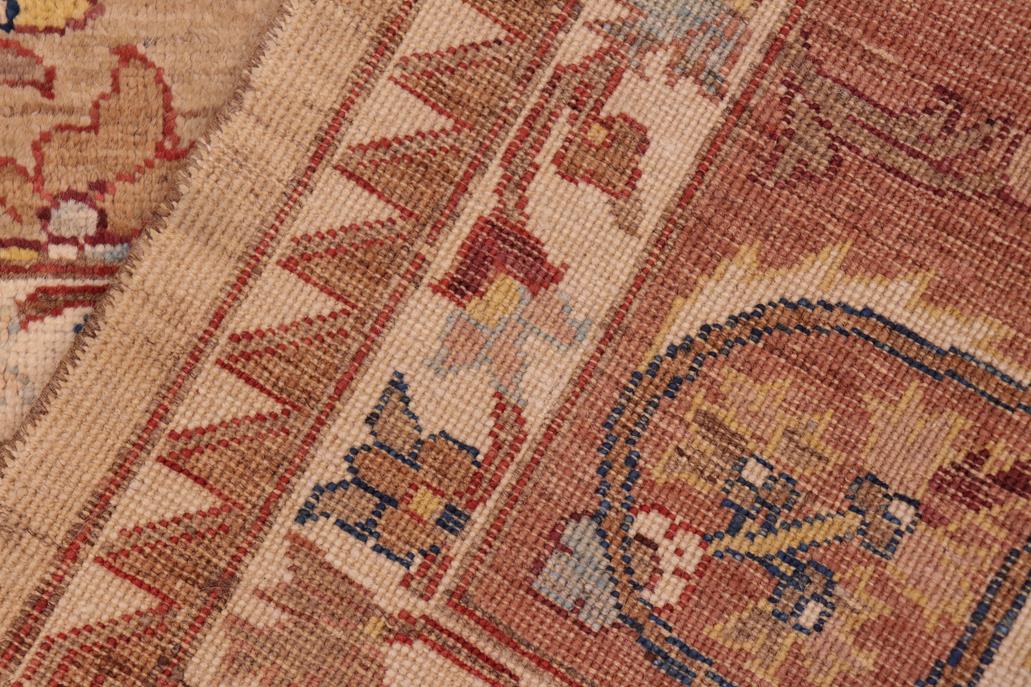 handmade Traditional Kafkaz Tan Brown Hand Knotted RECTANGLE 100% WOOL area rug 6 x 9