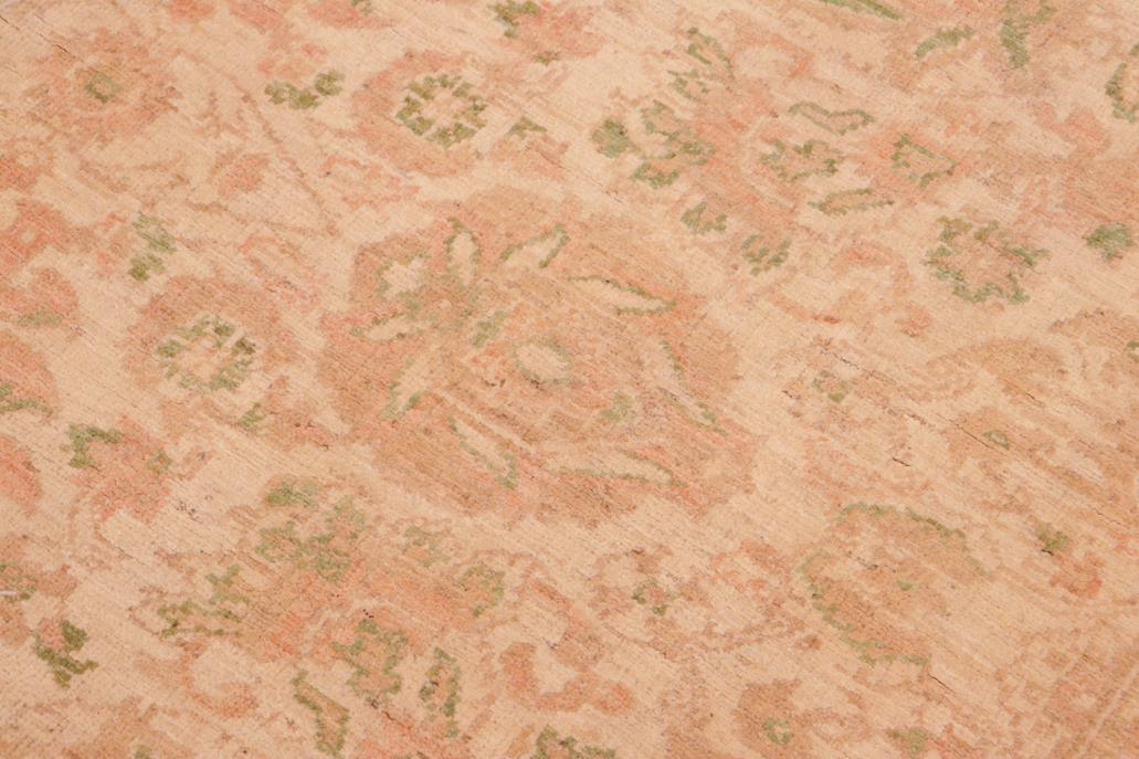 handmade Transitional Kafkaz Beige Tan Hand Knotted RECTANGLE 100% WOOL area rug 6 x 9