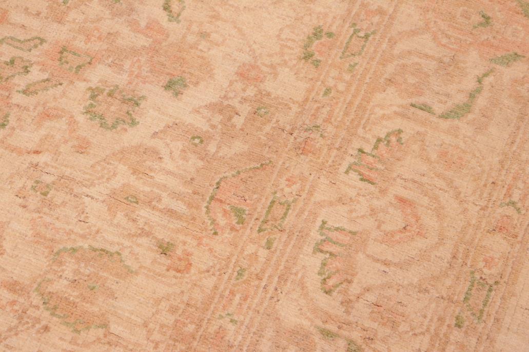 handmade Transitional Kafkaz Beige Tan Hand Knotted RECTANGLE 100% WOOL area rug 6 x 9