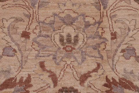 handmade Traditional Kafkaz Gold Tan Hand Knotted RECTANGLE 100% WOOL area rug 6x9