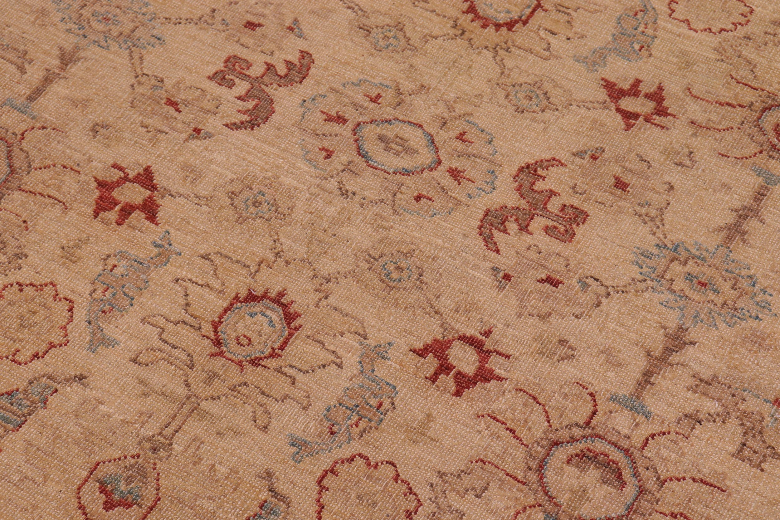 handmade Traditional Kafkaz Gold Gold Hand Knotted RECTANGLE 100% WOOL area rug 6x9