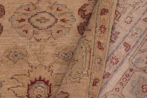 handmade Traditional Kafkaz Gold Gold Hand Knotted RECTANGLE 100% WOOL area rug 6x9