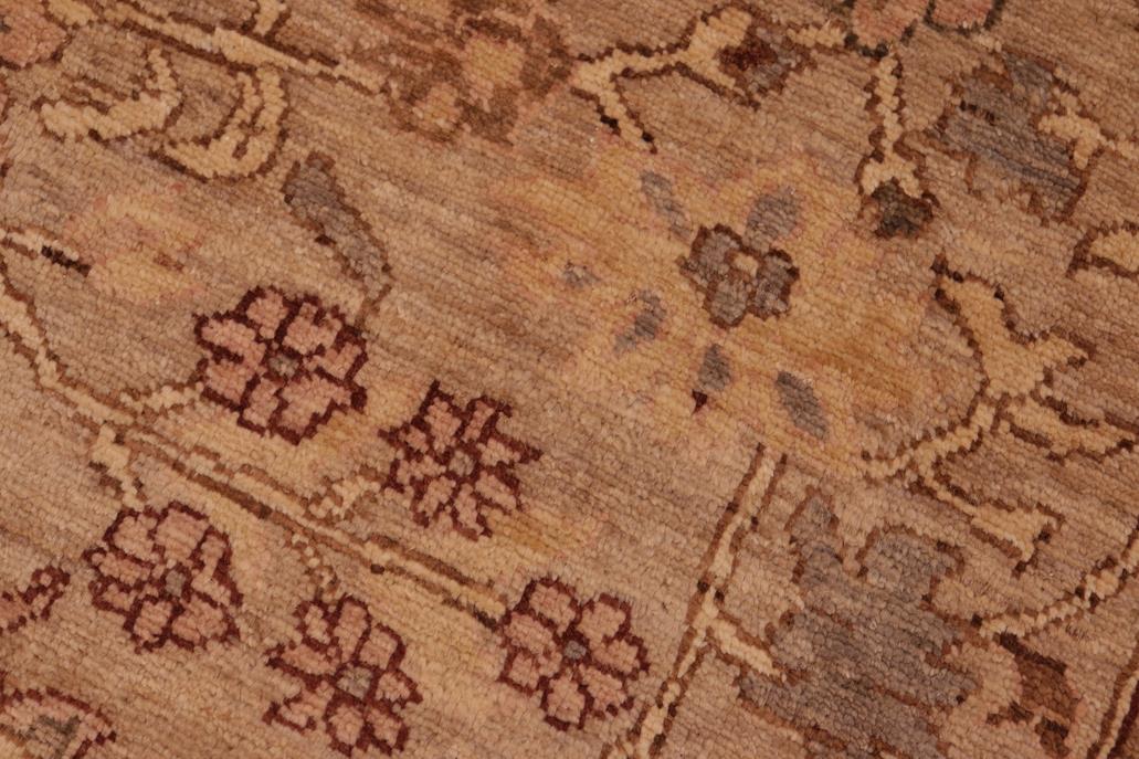 handmade Traditional Kafkaz Gray Tan Hand Knotted RECTANGLE 100% WOOL area rug 6 x 9