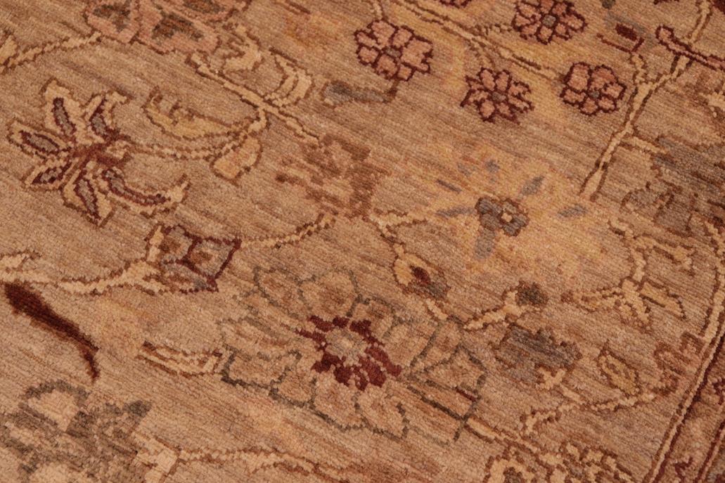 handmade Traditional Kafkaz Gray Tan Hand Knotted RECTANGLE 100% WOOL area rug 6 x 9