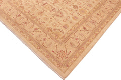handmade Transitional Kafkaz Beige Tan Hand Knotted RECTANGLE 100% WOOL area rug 6 x 9