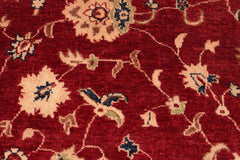 handmade Traditional Kafkaz Red Blue Hand Knotted RECTANGLE 100% WOOL area rug 6 x 9