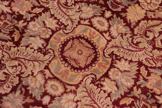 handmade Transitional Dhop Red Red Hand Knotted RECTANGLE 100% WOOL area rug 9x12