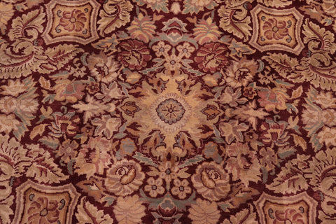 handmade Transitional Dhop Red Red Hand Knotted RECTANGLE 100% WOOL area rug 9x12