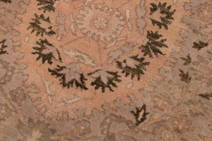 handmade Traditional Tajdar Taupe Green Hand Knotted RECTANGLE 100% WOOL area rug 9x12