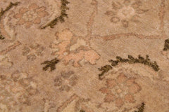 Semi-Antique Tajdar Isela Taupe/Green Wool Rug - 9'0'' x 11'6''