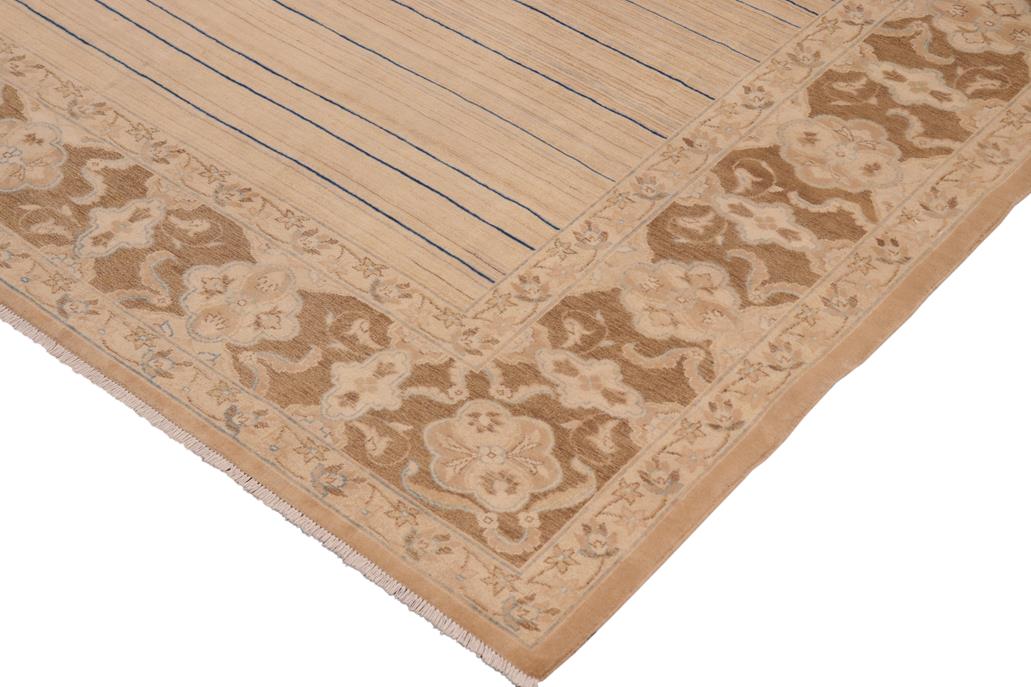 handmade Modern Gabbeh Multi Brown Hand Knotted RECTANGLE 100% WOOL area rug 10  x 14 