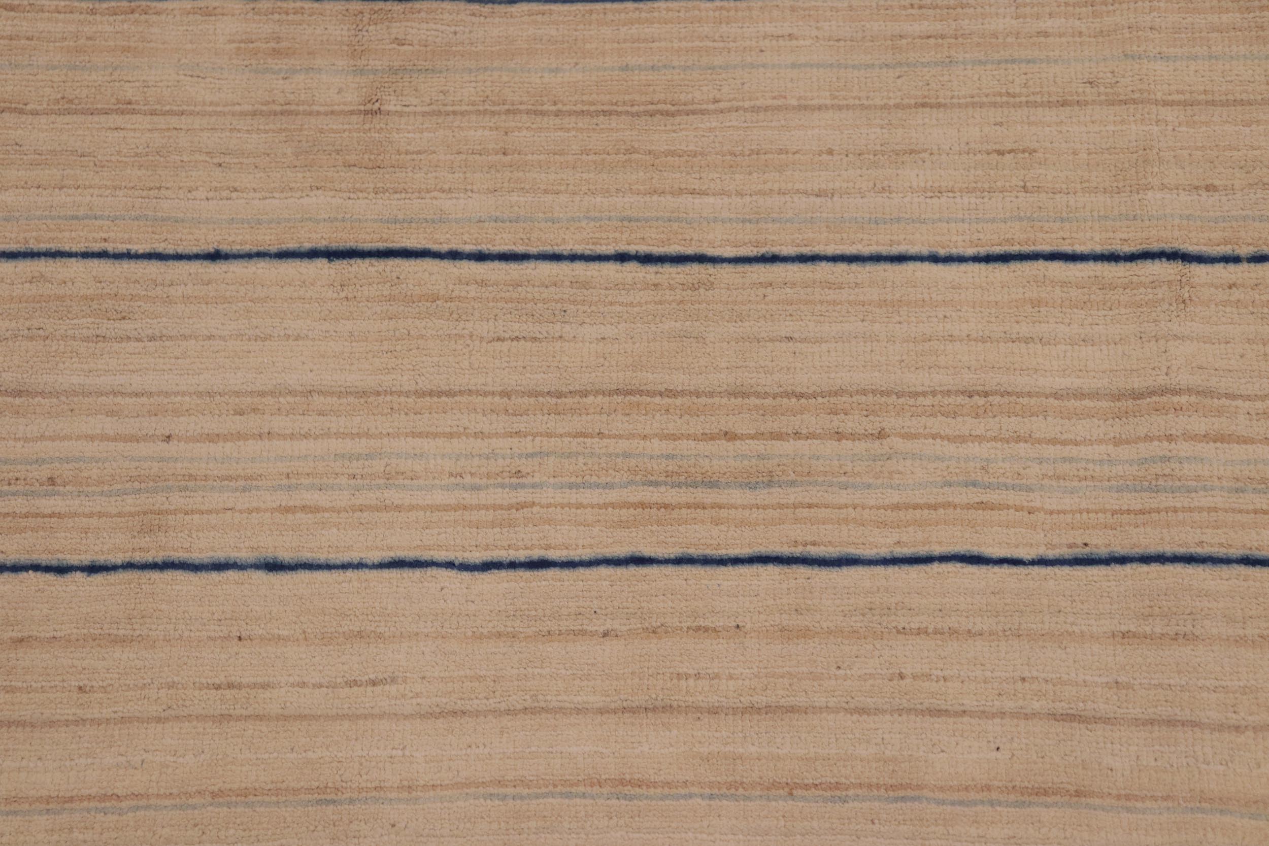 handmade Modern Gabbeh Beige Brown Hand Knotted RECTANGLE 100% WOOL area rug 10' x 14'
