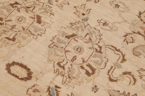 handmade Traditional Kafkaz Beige Brown Hand Knotted RECTANGLE 100% WOOL area rug 8x11