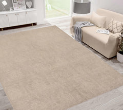 handmade Traditional Kafkaz Gray Tan Hand Knotted RECTANGLE WOOL&SILK area rug 8x10