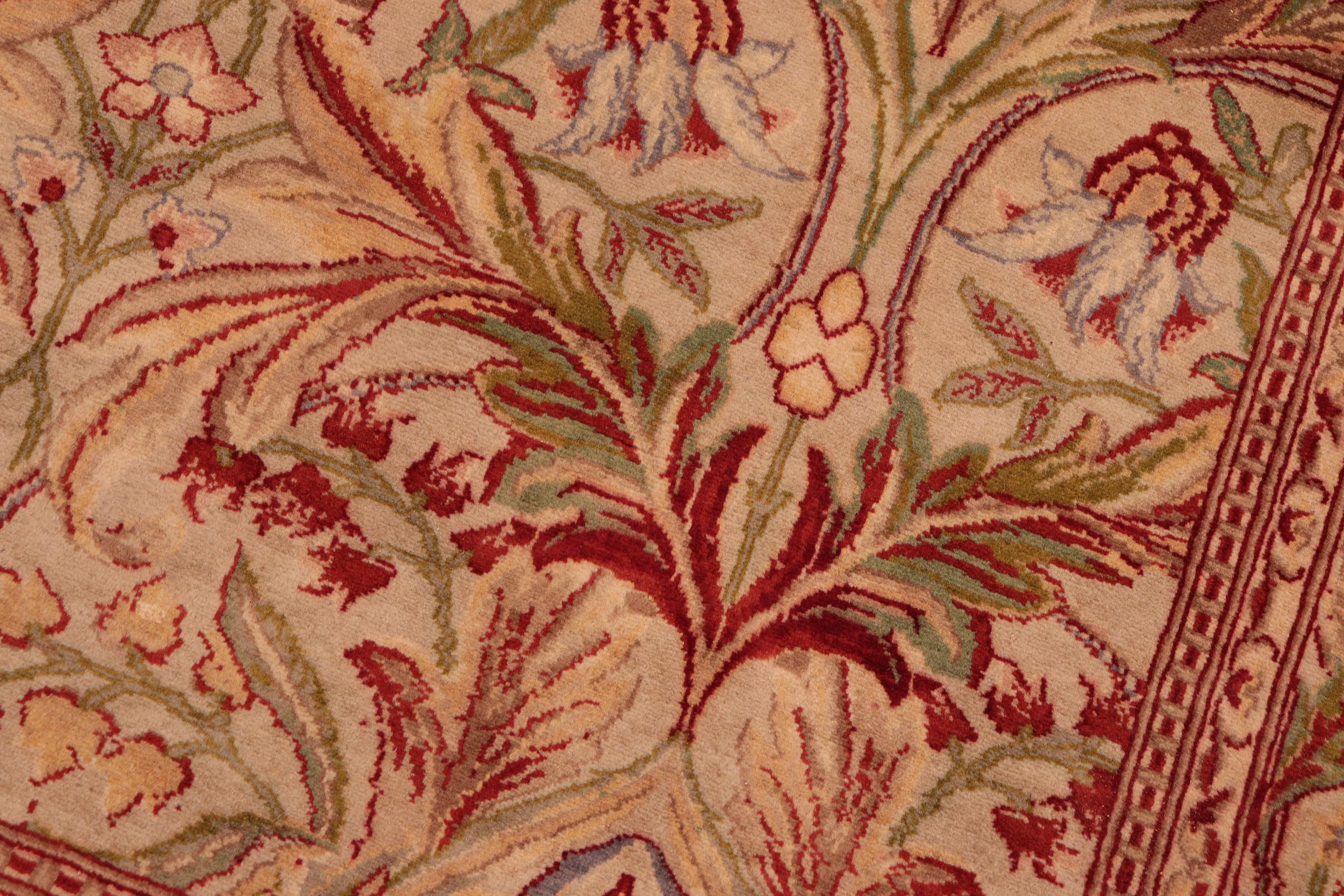 handmade Transitional Internation Taupe Rust Hand Knotted RECTANGLE 100% WOOL area rug 6x9