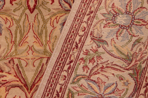 handmade Transitional Internation Taupe Rust Hand Knotted RECTANGLE 100% WOOL area rug 6x9