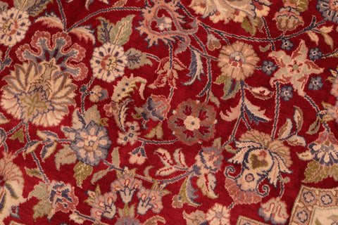 handmade Traditional Hussani Red Blue Hand Knotted RECTANGLE 100% WOOL area rug 6x9