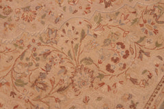 handmade Traditional Sparow Taupe Gold Hand Knotted RECTANGLE 100% WOOL area rug 6x9