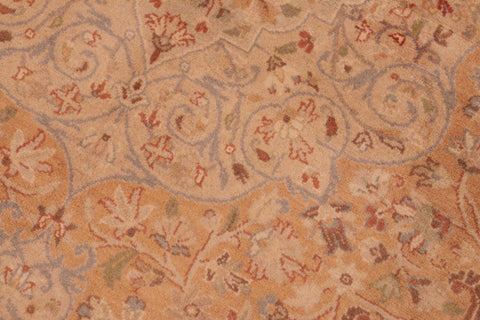 handmade Traditional Sparow Taupe Gold Hand Knotted RECTANGLE 100% WOOL area rug 6x9