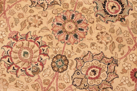 handmade Traditional New Mubashe Beige Black Hand Knotted RECTANGLE 100% WOOL area rug 6x9