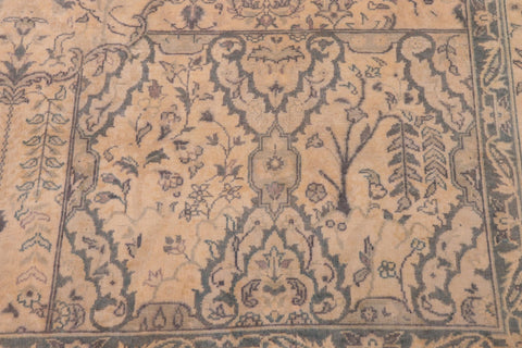 handmade Transitional Design Ivory Ivory Hand Knotted RECTANGLE 100% WOOL area rug 6' x 9'