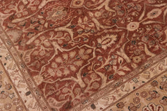 handmade Transitional Lahore Lt. Brown Gold Hand Knotted RECTANGLE 100% WOOL area rug 8' x 10'