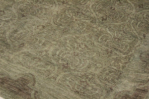 handmade Over Dyed Over Dyed Teal Green Red Hand Knotted RECTANGLE 100% WOOL area rug 8' x 10'