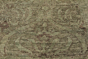 handmade Over Dyed Over Dyed Teal Green Red Hand Knotted RECTANGLE 100% WOOL area rug 8' x 10'