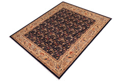 handmade Transitional Kafkaz Blue Lt. Gold Hand Knotted RECTANGLE 100% WOOL area rug 8 x 10