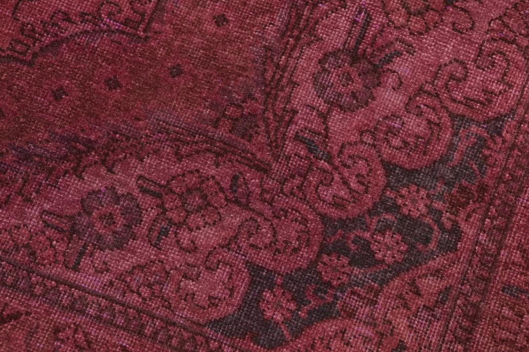 handmade Vintage Vintage Purple Brown Hand Knotted RECTANGLE 100% WOOL area rug 7x10