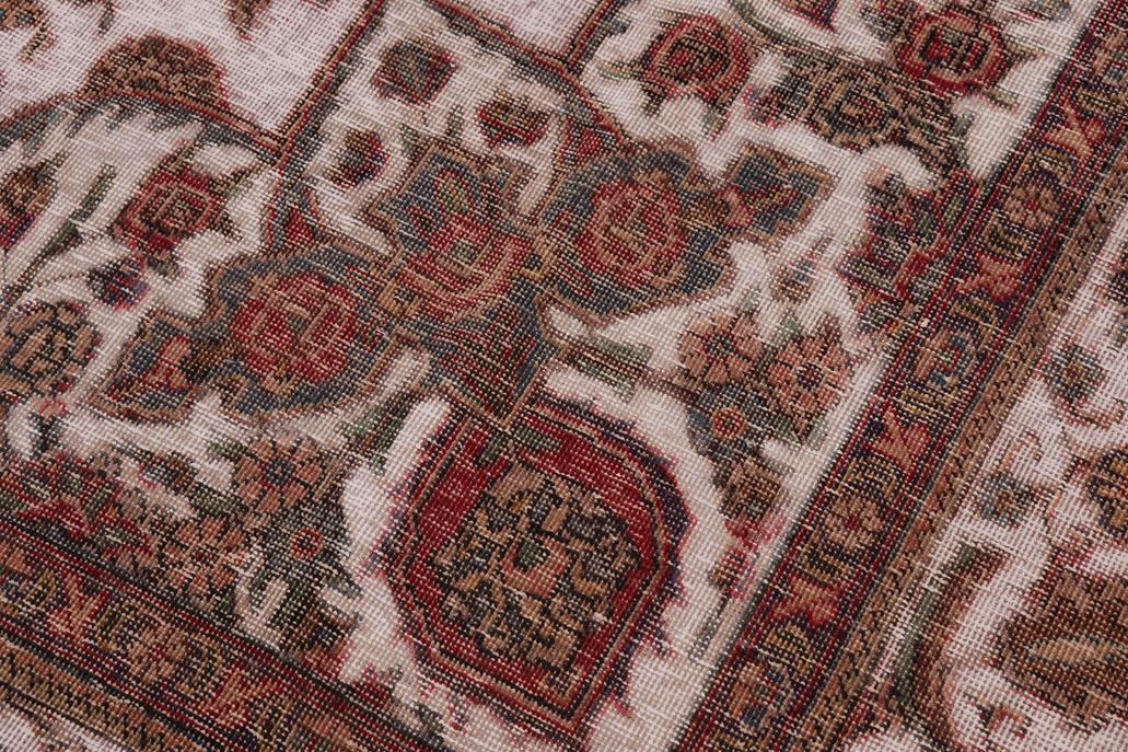 handmade Vintage Vintage Beige Red Hand Knotted RECTANGLE 100% WOOL area rug 8x10