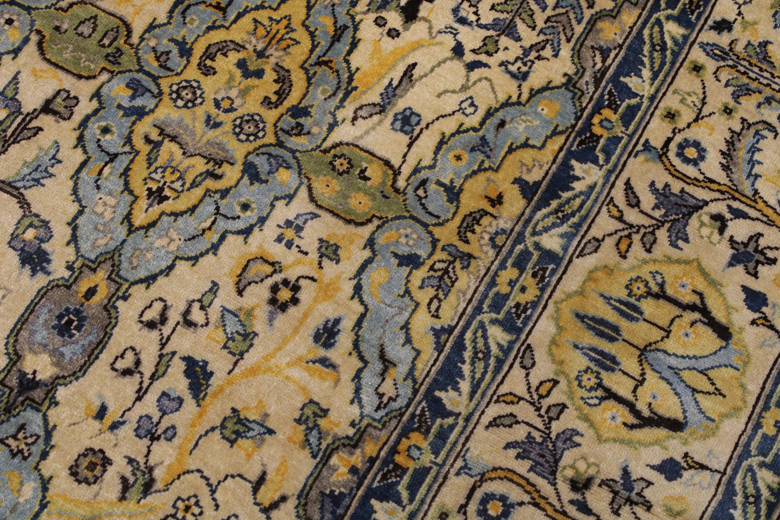 handmade Transitional Design Lt. Gray Lt. Gray Hand Knotted RECTANGLE 100% WOOL area rug 6' x 9'