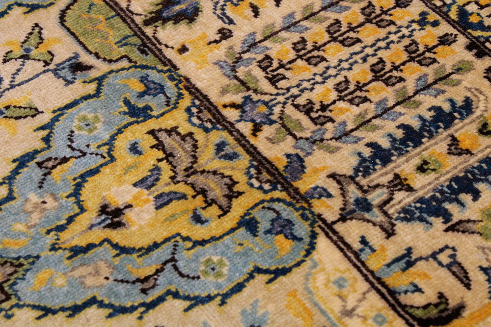 handmade Transitional Design Lt. Gray Lt. Gray Hand Knotted RECTANGLE 100% WOOL area rug 6' x 9'