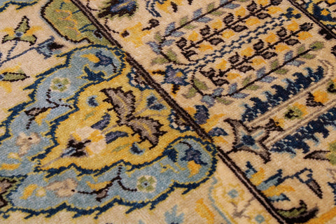 handmade Transitional Design Lt. Gray Lt. Gray Hand Knotted RECTANGLE 100% WOOL area rug 6' x 9'