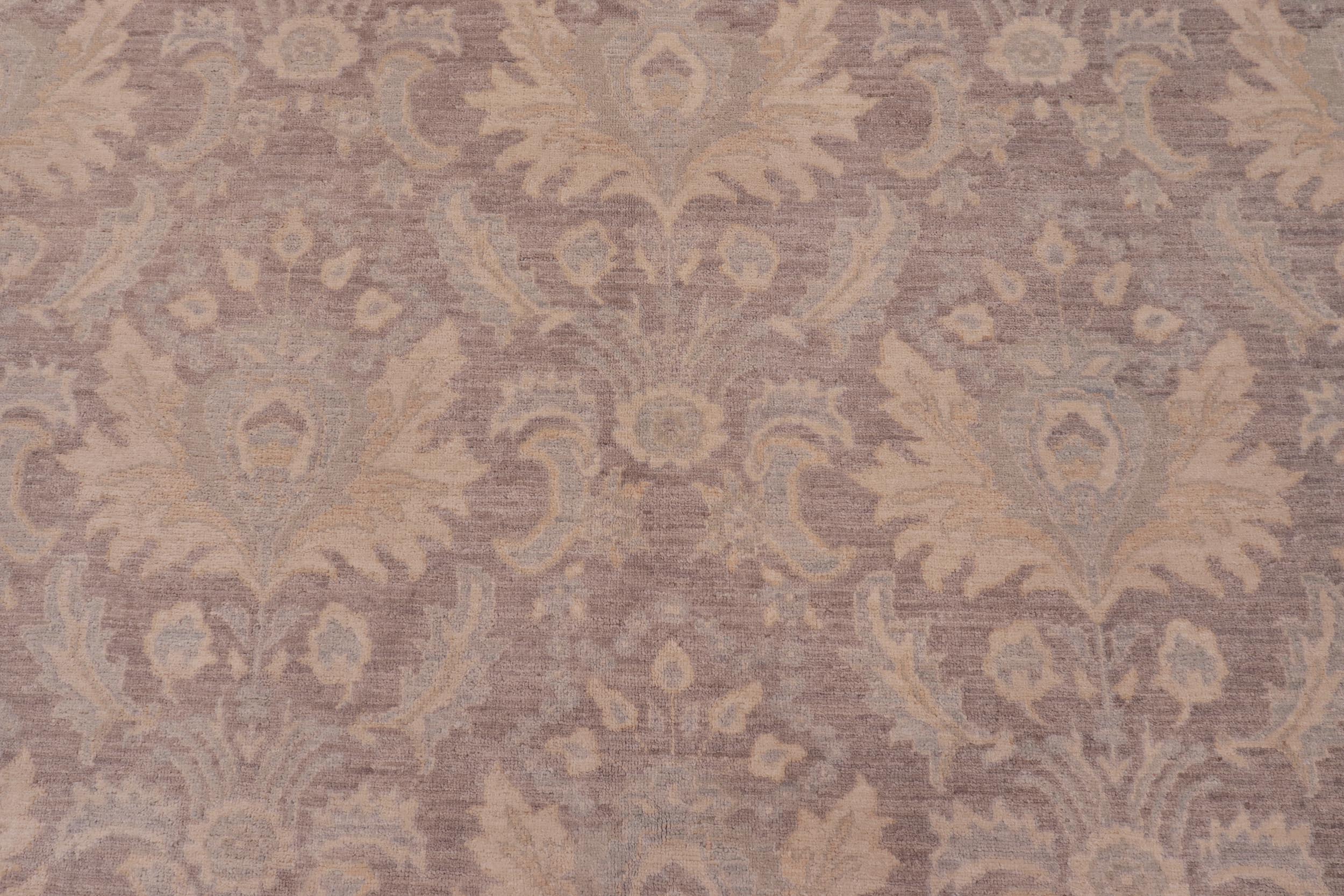 handmade Modern Kafkaz Lt. Brown Gray Hand Knotted RECTANGLE 100% WOOL area rug 9' x 11'
