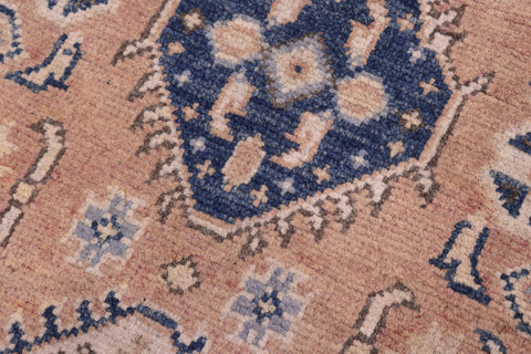 handmade Traditional Kafkaz Brown Ivory Hand Knotted RECTANGLE 100% WOOL area rug 2' x 3'
