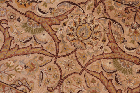 handmade Transitional Persian Taupe Brown Hand Knotted RECTANGLE 100% WOOL area rug 8x10