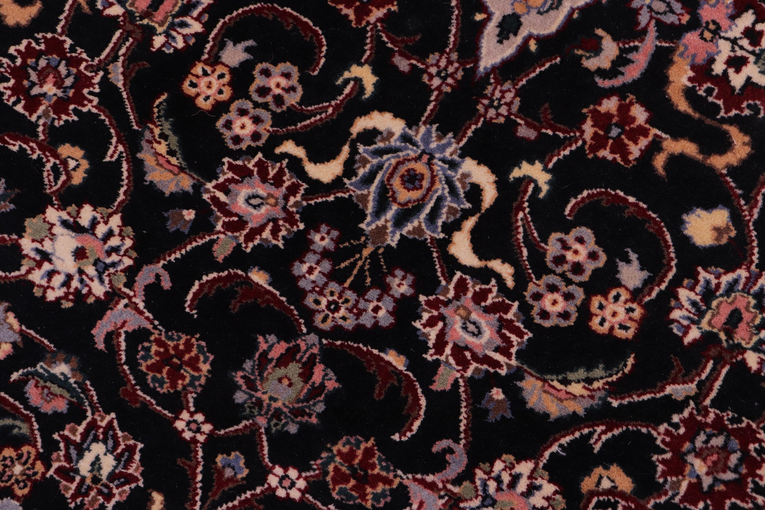 handmade Traditional Abasi Afsha Black Gray Hand Knotted RECTANGLE 100% WOOL area rug 3x5