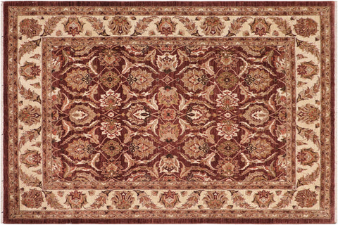 Chic Ziegler Ghislain Brown/Ivory Hand Knotted Wool Rug - 7'11'' x 10'0''