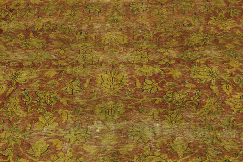 handmade Modern Vintage Rust Blue Hand Knotted RECTANGLE 100% WOOL area rug 10' x 13'