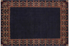 Chic Ziegler Florinda Blue/Red Wool Rug - 9'3'' x 12'4''